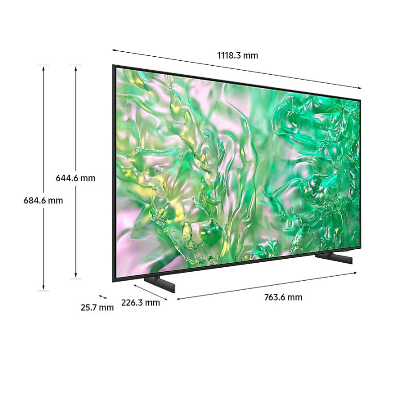Smart Tivi 50 Inch Crystal UHD DU8000 4K Samsung UA50DU8000KXXV