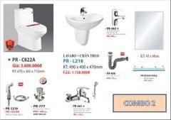Combo thiết bị vệ sinh Proxia 2