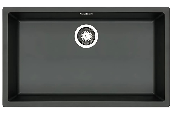 Chậu rửa chén Pyramis 070212401 PFIBERTEK MISTRAL 70X40 1B màu đen