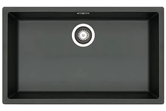 Chậu rửa chén Pyramis 070212401 PFIBERTEK MISTRAL 70X40 1B màu đen