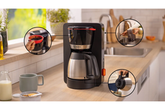 Máy pha cà phê phin Bosch TKA6M273 1000W màu đen