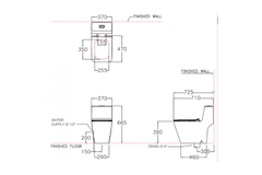 Bàn cầu 1 khối Cotto C10327 nắp đóng êm