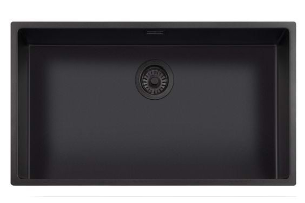Chậu rửa chén Reginox R34996 New York 1 hố màu đen inox