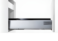 Ray hộp Hafele ALTO Màu xám H135x500mm 552.77.085