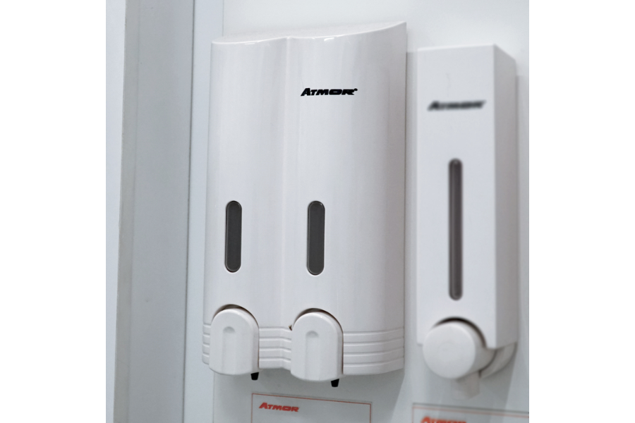 Hộp nhấn xà phòng 2 hộc Atmor DH-800-2