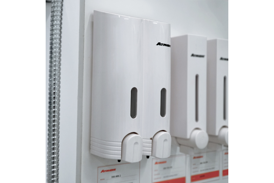 Hộp nhấn xà phòng 2 hộc Atmor DH-800-2