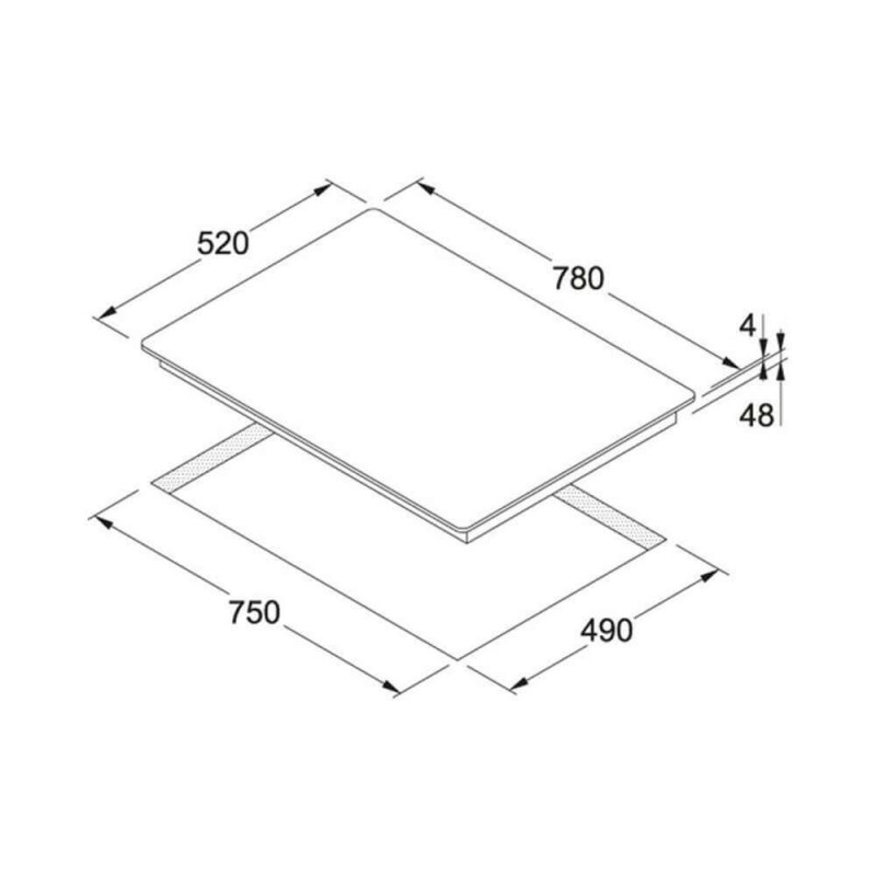 Bếp từ Franke FHCR 774 2I 1FLEXI T PWL BK 108.0377.090