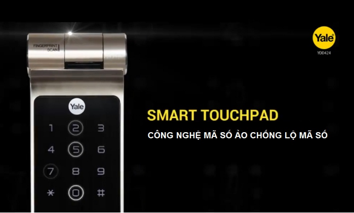 Công nghệ chống sao chép mật khẩu Yale YDD424+ bảo mật và an toàn