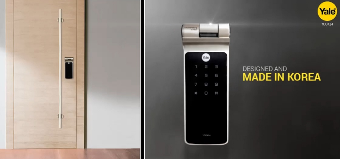 Khóa vân tay Yale YDD424+ xuất xứ Hàn Quốc được nhiều người ưa chuộng