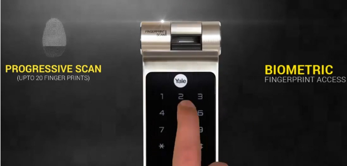 Công nghệ vân tay Biometric được áp dụng vào Yale YDD424+