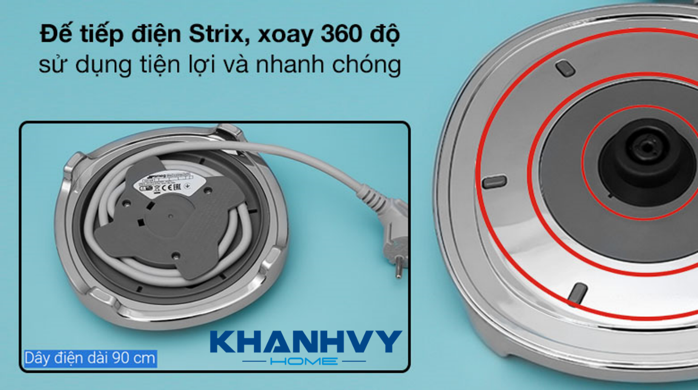 Sản phẩm được trang bị nhiều tính năng an toàn nhằm bảo vệ tối ưu sức khỏe và sự an toàn của người dùng