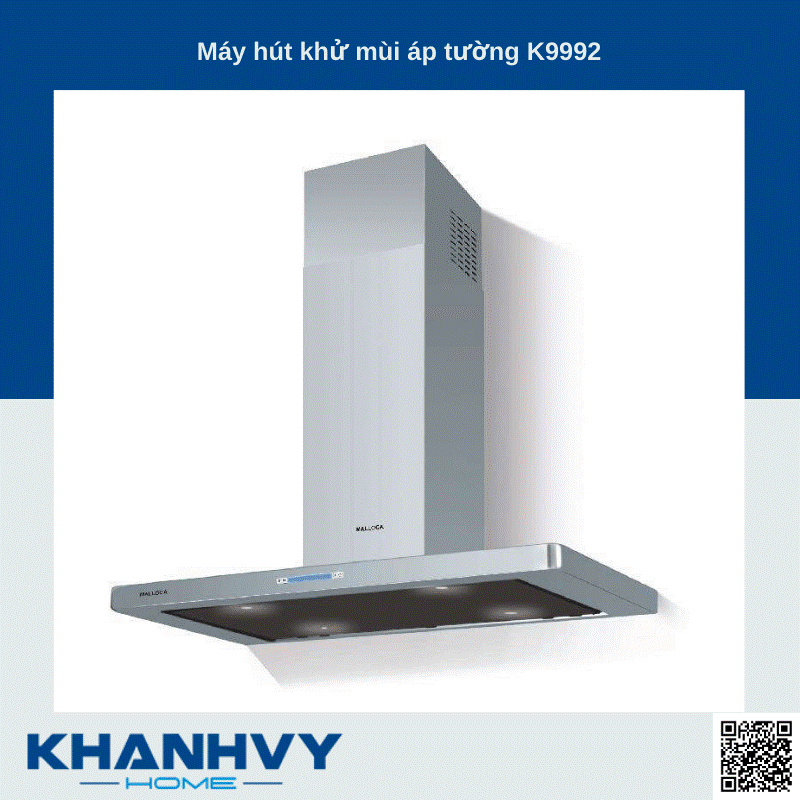 Sản phẩm máy hút khử mùi áp tường K9992