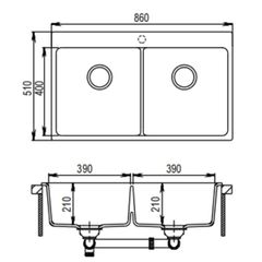 Chậu đá Maadela MDS-A8651B