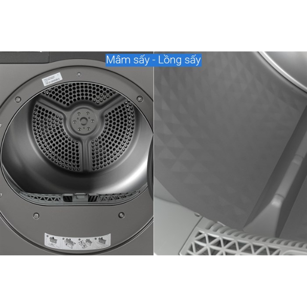 Máy sấy Samsung DV90TA240AX/SV bơm nhiệt 9 kg