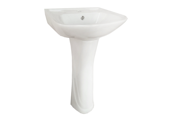 Chậu lavabo Jomoo 12489-1/11P-I011 treo tường chân dài