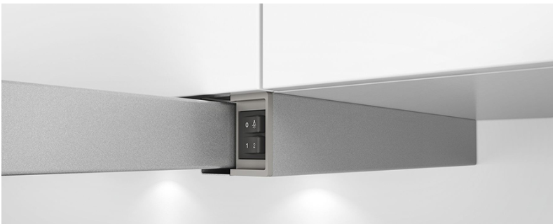 Máy hút khử mùi âm tủ Bosch DFL063W50 có công suất đến 500m3/h