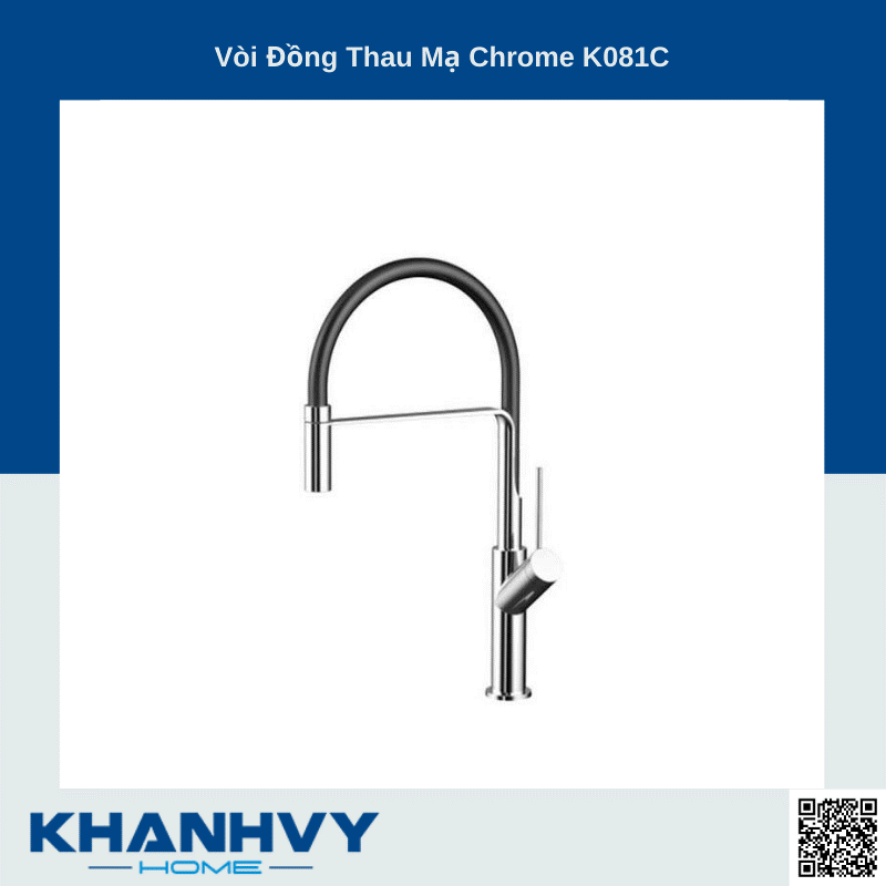 Sản phẩm vòi Đồng Thau Mạ Chrome K081C