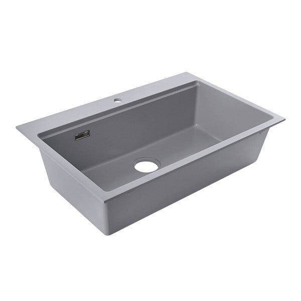 Chậu đá Hafele HS22-GEN1S90M - màu xám 577.25.530