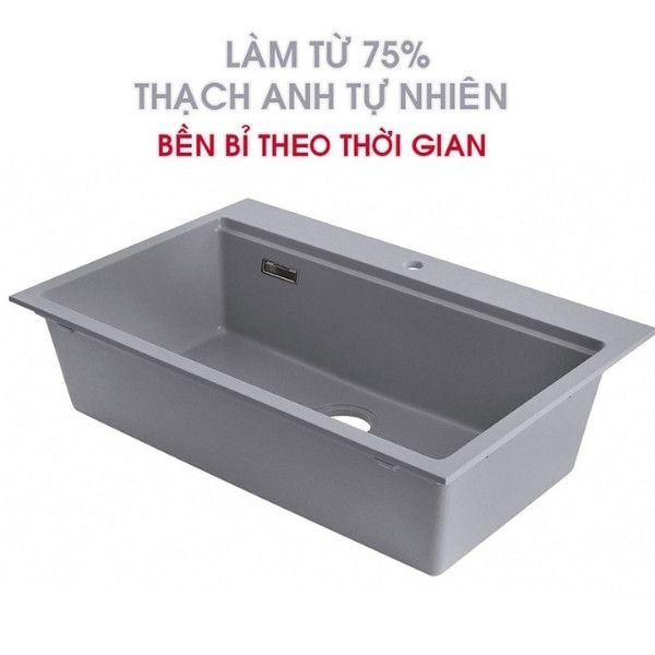 Chậu đá Hafele HS22-GEN1S90M - màu xám 577.25.530