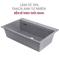 Chậu đá Hafele HS22-GEN1S90M - màu xám 577.25.530