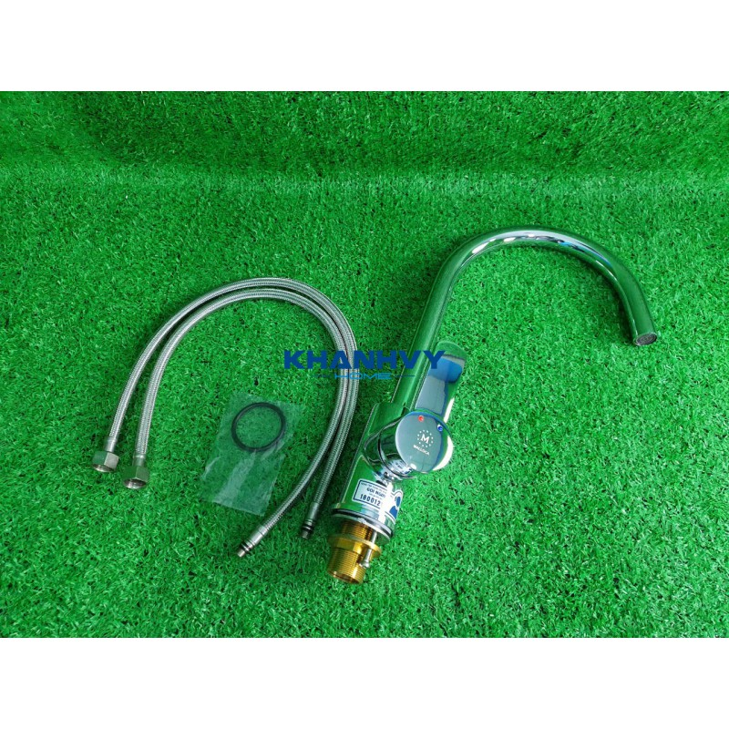 Bộ phụ kiện để lắp đặt vòi Đồng Thau Mạ Chrome K119T1