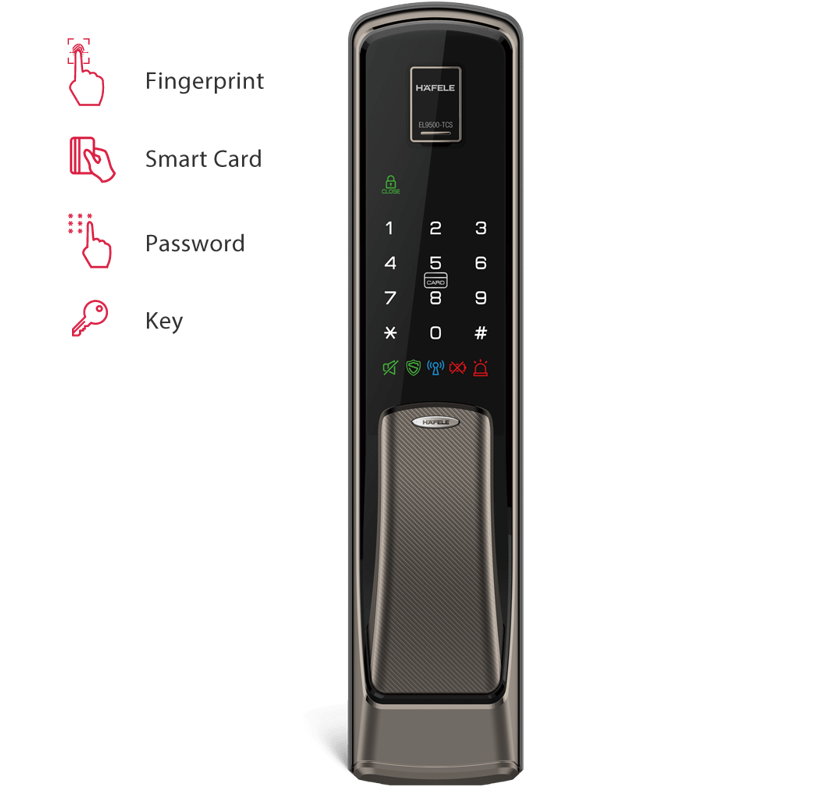 Khóa điện tử Hafele EL9500-TCS 912.05.315 hướng dẫn