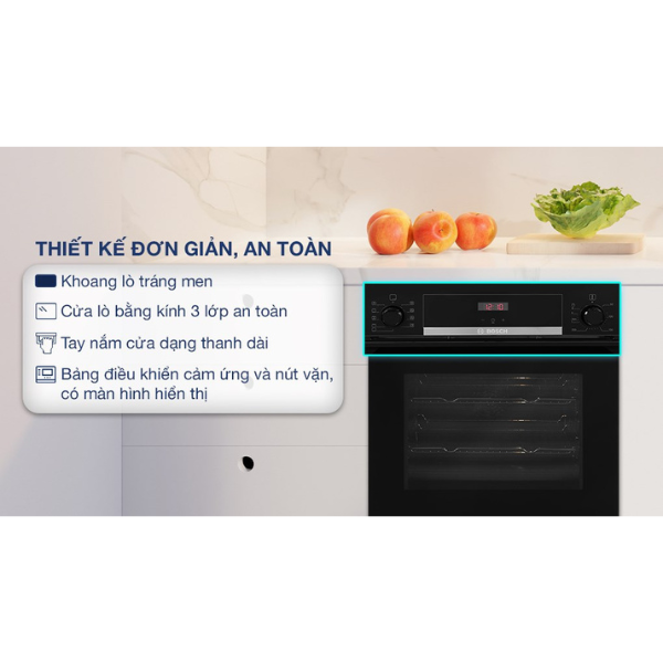 Lò nướng Bosch HBS534BB0B - Series 4