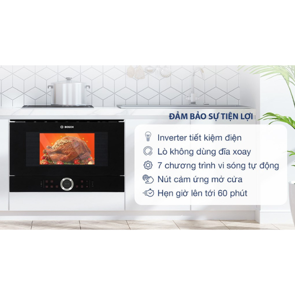 Lò vi sóng Bosch BFL634GB1B Series 8