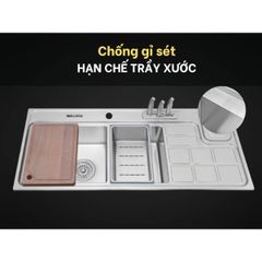 Chậu rửa chén Malloca MS 8817