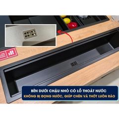Chậu rửa chén Malloca MYST K86S - MYST K86L