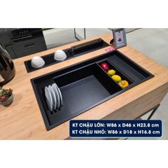 Chậu rửa chén Malloca MYST K86S - MYST K86L