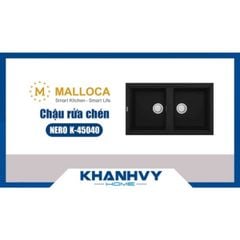 Chậu rửa chén Malloca NERO K-45040