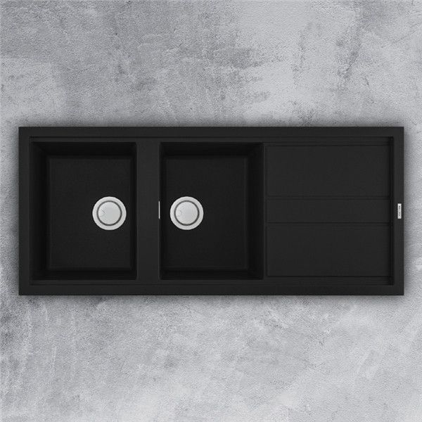 Chậu rửa chén Malloca NERO K-50040