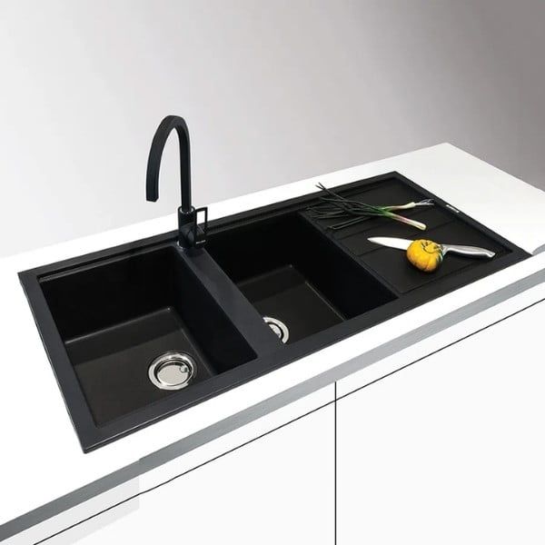 Chậu rửa chén Malloca NERO K-50040
