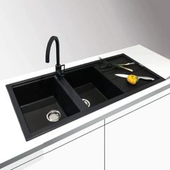 Chậu rửa chén Malloca NERO K-50040