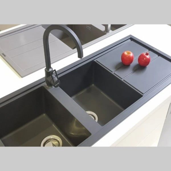 Chậu rửa chén Malloca NERO K-50040
