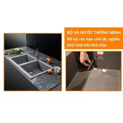 Chậu rửa chén Malloca SMART K-450