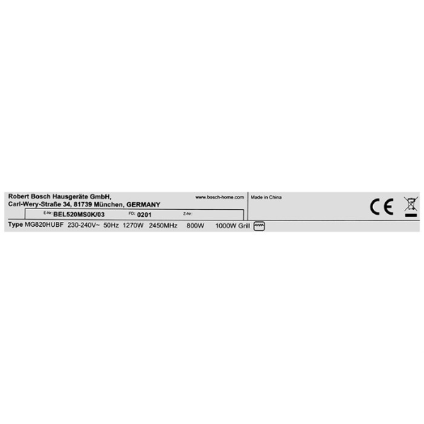 Lò vi sóng Bosch BEL520MS0K - Serie 4
