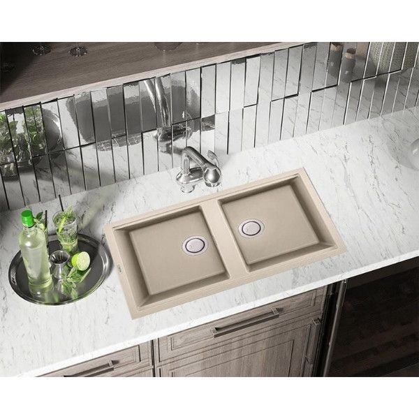Chậu rửa chén Malloca BIANCO K-45062