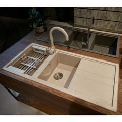 Chậu rửa chén Malloca BIANCO K-50062