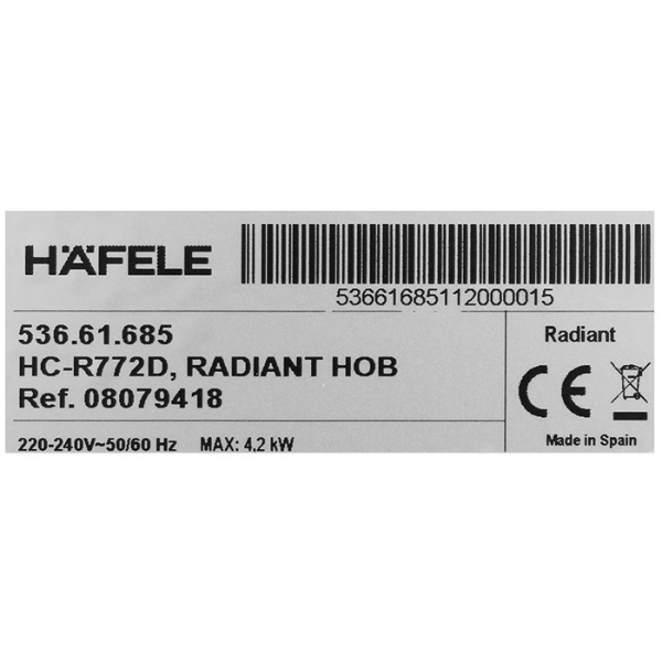 Bếp điện Hafele HC-R772D 536.61.685