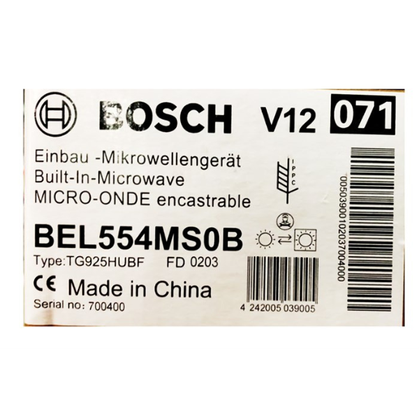 Lò vi sóng Bosch BEL554MS0B Series 6