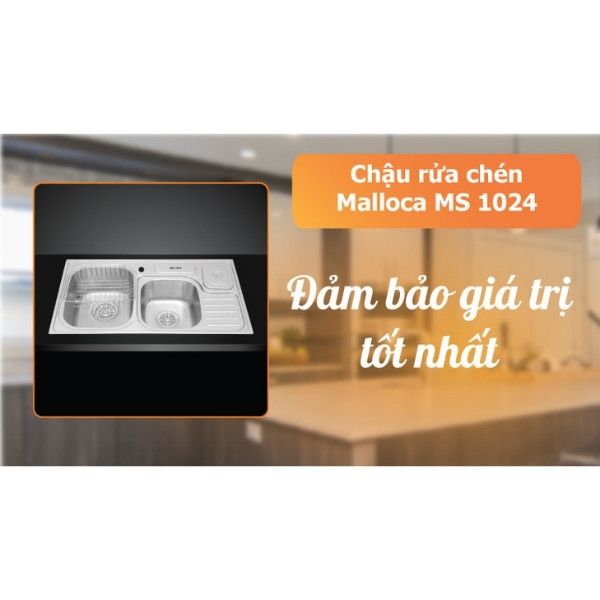 Chậu rửa chén Malloca MS 1024