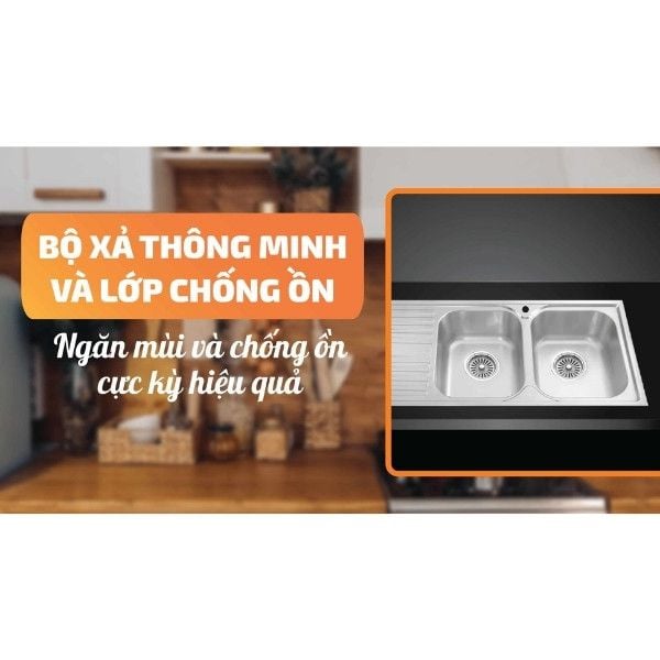 Chậu rửa chén Malloca MS 1025L NEW