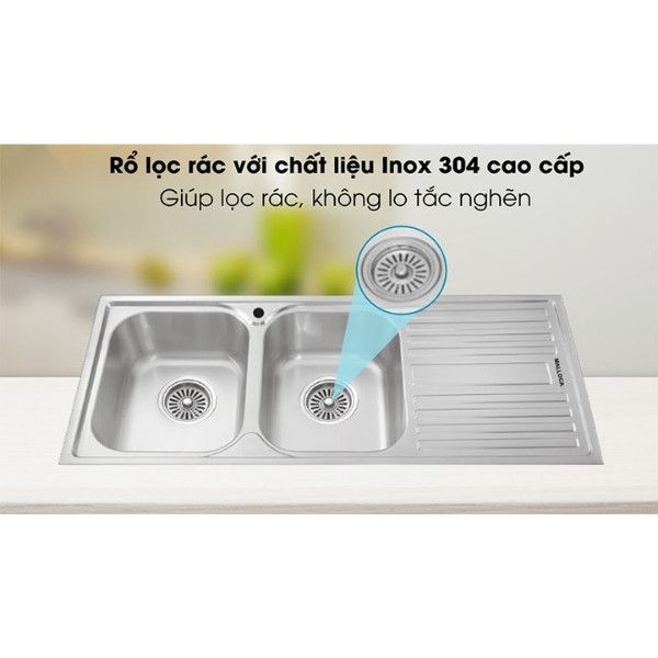 Chậu rửa chén Malloca MS 1025R NEW