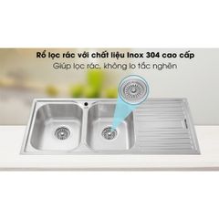 Chậu rửa chén Malloca MS 1025R NEW