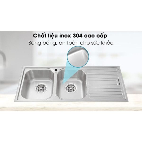 Chậu rửa chén Malloca MS 1025R NEW