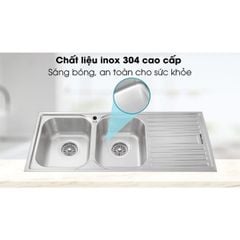 Chậu rửa chén Malloca MS 1025R NEW