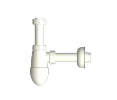 Tráp thải nhựa chữ P Jomoo 9B632-010-I011