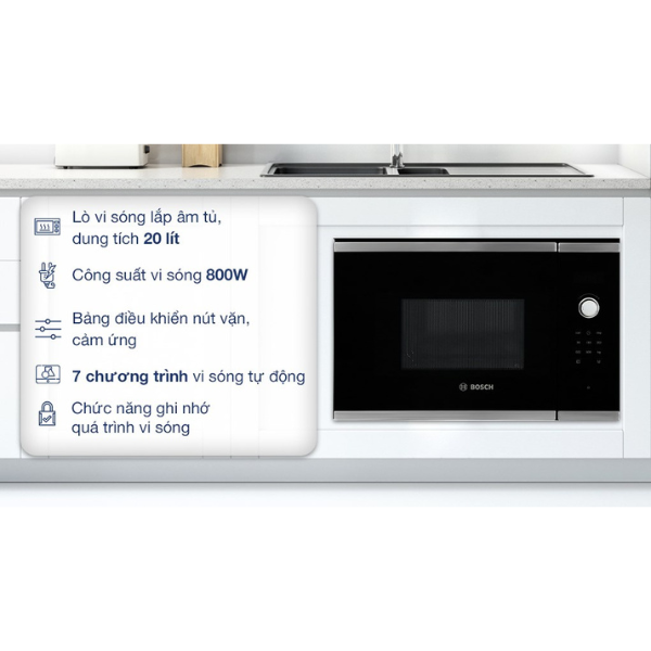 Lò vi sóng Bosch BFL523MS0B - Serie 4